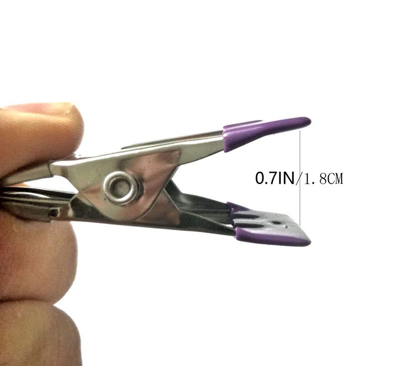 FOMMEN Stainless Steel Clothes Pins: 30 Packs Metal Beach Towel Clips  Pool Cover Clips Heavy Duty Close Pins  Hanging Towel Clamp Cloth Clips Beach Chair Towel Clip - Image 3